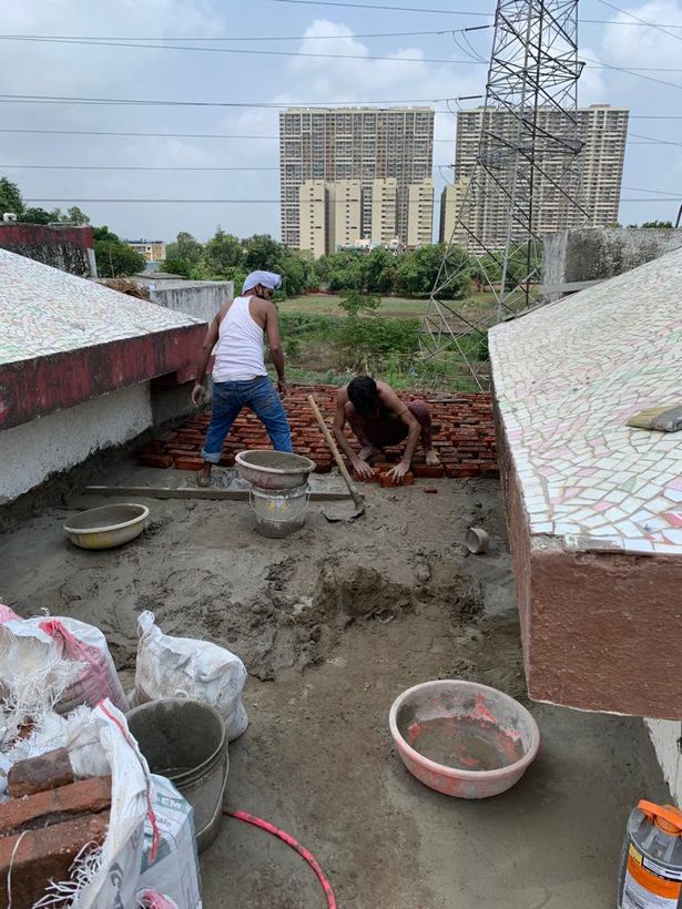 Brickbat Work - Layering